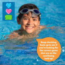 Underwater Pool Treasure Game with Cards and Waterproof Gems