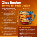 3D Book Design Mug | Colorful Handmade Cup for Coffee & Tea