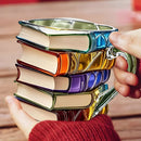3D Book Design Mug | Colorful Handmade Cup for Coffee & Tea