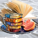3D Book Design Mug | Colorful Handmade Cup for Coffee & Tea