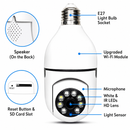 360° Surveillance Camera | Full HD Night Vision | Bulb Camera