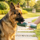 3-in-1 Pet Water Bottle with Food Storage and Waste Bag Dispenser