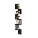 5-Tier Corner Shelf | Zigzag Design for Space-Saving Use