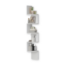 5-Tier Corner Shelf | Zigzag Design for Space-Saving Use