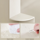 5-Tier Corner Shelf | Zigzag Design for Space-Saving Use