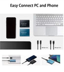 128GB External SSD | Fast Data Backup | USB-C Connection