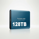 128GB External SSD | Fast Data Backup | USB-C Connection