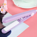 2-in-1 Hair Straightener and Mini Curling Iron with Ceramic Technology
