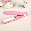 2-in-1 Hair Straightener and Mini Curling Iron with Ceramic Technology