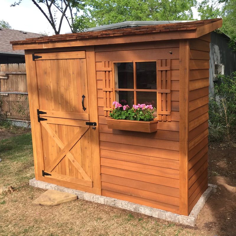Cedarshed Bayside 8×4 Lean To Storage Shed