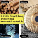 3-Piece Professional Grinding Wheel Set for Woodworking - Industrial Grade