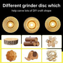 3-Piece Professional Grinding Wheel Set for Woodworking - Industrial Grade
