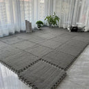 12-Piece Interlocking Foam Floor Mat Set for Comfort & Style