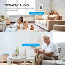 360° View Wireless Security Camera with Night Vision and App Control
