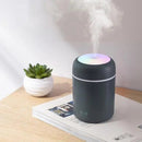 300 ml Ultrasonic Humidifier with Colorful Ring Light – Compact Design