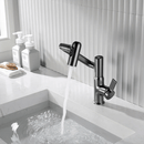 360° Swivel Kitchen Faucet | Adjustable Height | Temperature Display