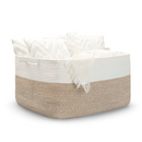 45L Fabric Storage Bin – Organizer for Blankets and Laundry