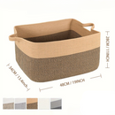 45L Fabric Storage Bin – Organizer for Blankets and Laundry