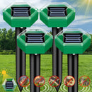4-Pack of Weatherproof Solar Mole Repellers | Easy Installation