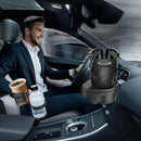 360-Degree Rotating Car Cup Holder for Two Beverages
