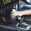 360-Degree Rotating Car Cup Holder for Two Beverages
