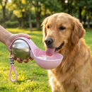 2-in-1 Travel Water Bottle for Dogs with Attached Silicone Bowl