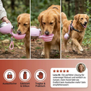 2-in-1 Travel Water Bottle for Dogs with Attached Silicone Bowl