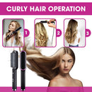 2-in-1 Hair Straightener and Brush with Nano-Titanium Technology