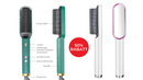 2-in-1 Hair Straightener and Brush with Nano-Titanium Technology