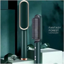2-in-1 Hair Straightener and Brush with Nano-Titanium Technology