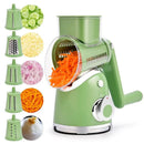 5-Blade Rotary Grater with Suction Cup Base