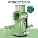 5-Blade Rotary Grater with Suction Cup Base