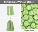 5-Blade Rotary Grater with Suction Cup Base