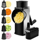 5-Blade Rotary Grater with Suction Cup Base