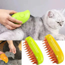 3-in-1 Cat Grooming Brush with Steam – Coat Care and Massage