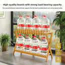 2-Tier Bamboo Plant Stand – Decorative Fencing in 3 Sizes