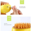 3-in-1 Cat Grooming Brush with Steam – Coat Care and Massage