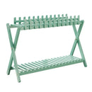 2-Tier Bamboo Plant Stand – Decorative Fencing in 3 Sizes
