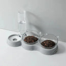 3-in-1 Pet Feeding Station with Automatic Water Dispenser for Cats and Dogs