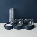 3-in-1 Pet Feeding Station with Automatic Water Dispenser for Cats and Dogs