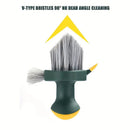 4-in-1 Tile, Grout, and Glass Cleaning Brush Set of 2