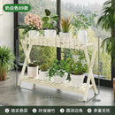2-Tier Bamboo Plant Stand – Decorative Fencing in 3 Sizes
