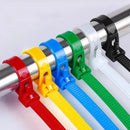100 Pack of Self-Locking Reusable Nylon Cable Ties