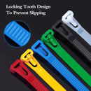 100 Pack of Self-Locking Reusable Nylon Cable Ties