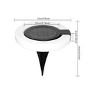 360° Swiveling Solar Ground Light with IP65 Waterproof Design