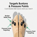 2-Way Stretch Wooden Shoe Trees with Ball Support