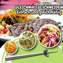 360-Degree Stainless Steel Spiral Cutter for Even Vegetable and Herb Strips
