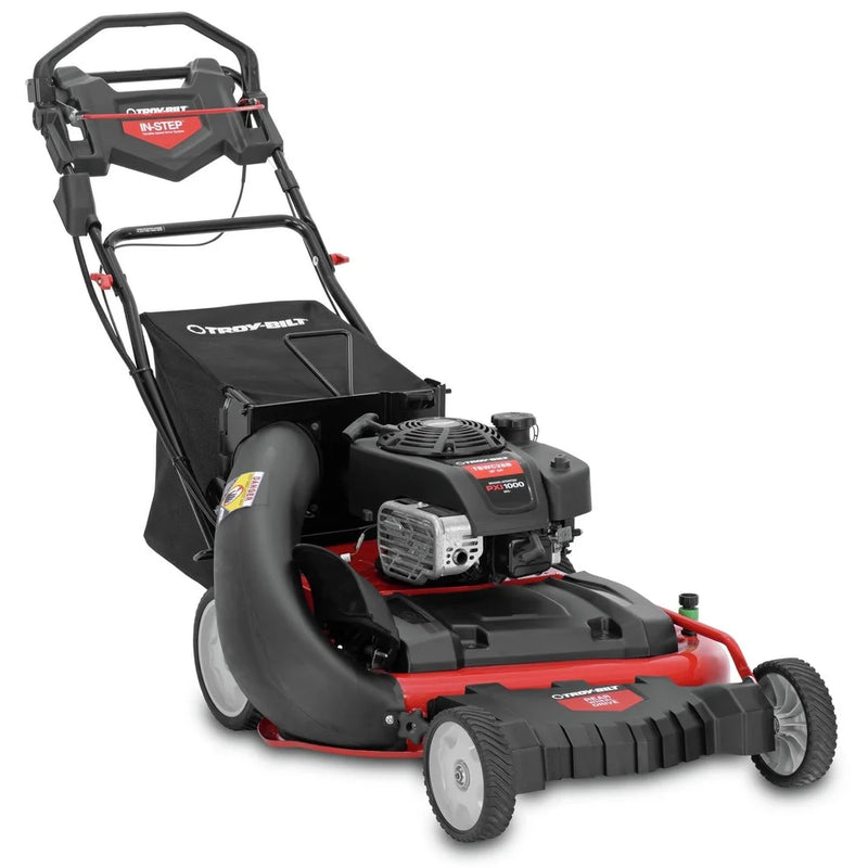 Troy-Bilt 3-N-1 Self-Propelled RWD Gas Lawn Mower, 195cc Engine