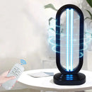 38W UV-C Sterilization Light – Timer & Remote Control, Available in Black or White