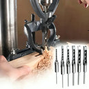 4-Piece Wood Square Tenon Drill Bit Set